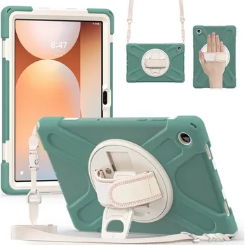 Pouzdro na tablet VSECHNONAMOBIL 126838 SOLID Odolný obal pro Samsung Galaxy Tab A11+ zelený