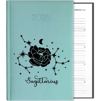 Kalendář Knižkový kalendář 2026 A5 FunnyCase modrý