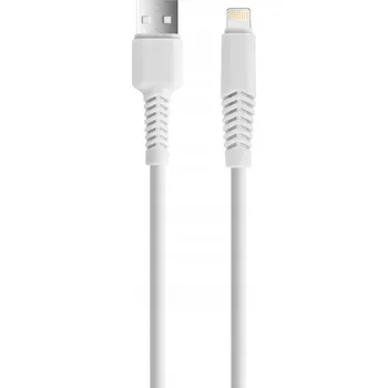 Datový kabel Kabel Setty USB - Apple Lightning 3 m bílý
