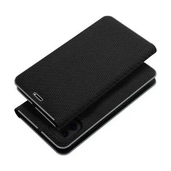 Pouzdro na mobilní telefon Pouzdro LUNA Book Carbon pro IPHONE 16 Pro černé - OEM + zdarma možnost vyzkoušet a vrátit zboží do 30 dní