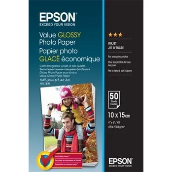 Foto Epson Value Glossy Photo Paper 10x15cm 100 sheet C13S400039