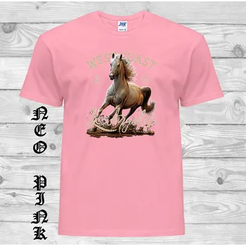 panske-levne-bavlnene-tricko-digi-potisk-kone Barva: Pink neo - matně růžová, velikost: L