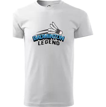 Badminton legend - Triko extra velké (5-8XL) - 6XL ( Bílá )