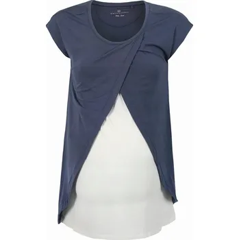 Dámské kojicí tričko modré Bellybutton Maternity, vel. M