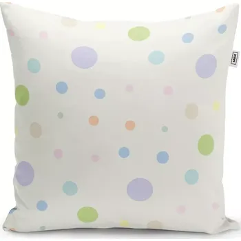 Polštář Sablio Polštář Tříbarevné puntíky - 40x40 cm