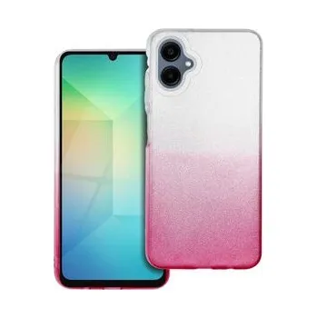 Pouzdro na mobilní telefon Kryt SHINING pro SAMSUNG A06 5G průhledný růžový - OEM + zdarma možnost vyzkoušet a vrátit zboží do 30 dní