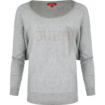 Dámský svetr Guess dámský svetr šedý klasický ke bokům velikost M