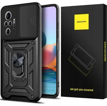 Pouzdro na mobilní telefon Zadní Kryt Spacecase pro Xiaomi Redmi Note 10 Pro, černý