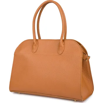 Kabelka Beltimore kabelka z pravé kůže hnědá