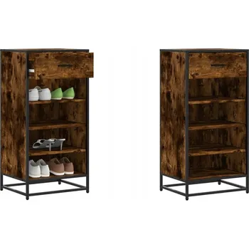 Botník Kouřový dub, Botník, 48x38x97 cm