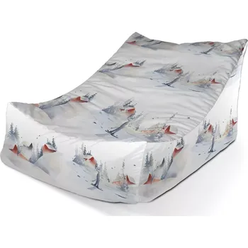 Sedací pytel Sablio Sedací vak Lounge Zimní pohoda - 80 x 95 x 50 cm