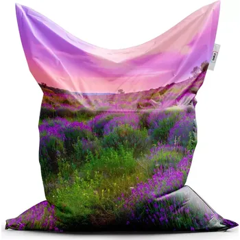 Sedací pytel Sablio Sedací vak Classic Levandulové pole 2 - 150x100 cm