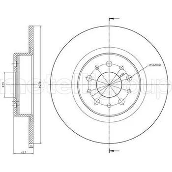 Brzdový kotouč Brzdový kotouč CIFAM (800-698C)