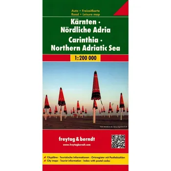 Karyntia Adriatyk część północna mapa 1:200 000 Freytag & Berndt Kolektiv autorů
