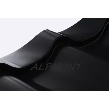 Střecha Plechová střešní krytina EVROvlna lakovaná RAL 9005 černá dl.2mb (Kvalitní Česká pozinkovaná plechová krytina Lakovaná)