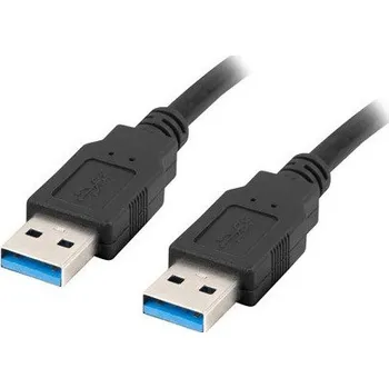 Datový kabel LANBERG USB-A M/M 3.0 kabel 1M černý