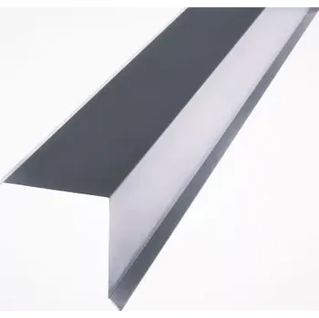 Závětrná lišta r.š.200mm horní s odkapem Al Hliník Lakovaný RAL 7037 prachová šedá dl.2m