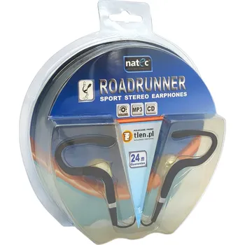 Sluchátka Drátová sluchátka do uší natec ROADRUNNER