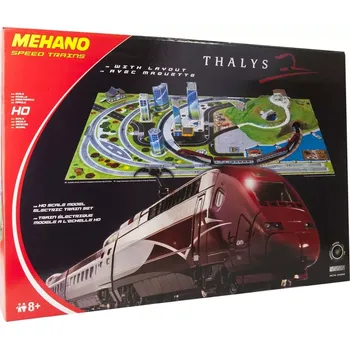Vláček a vláčkodráha MEHANO Speed train THALYS s maketou tratě