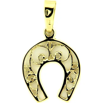 Přívěsek Zlatý přívěsek podkova P10 (585/1000) 0.7 g