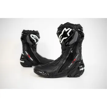 Moto obuv ALPINESTARS boty SUPERTECH R 22 black - II. JAKOST - 44