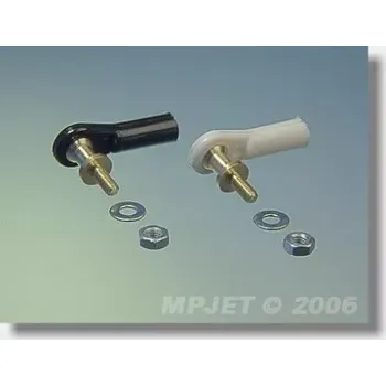 RC náhradní díl MP Jet 2452 Kulový čep V1, pr.7, M3/M3 dlouhý, 2ks