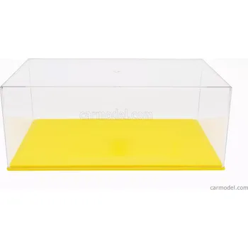 Úložný box Vetrina display box Vetrina display box Box For 1/18 Base In Plastica Gialla - Plastic Leather Base Yellow - Lungh.length Cm 33.5 X Largh.width Cm 17.3 X Alt.height Cm 13.0 (altezza Interna Interior Height Cm 11.0) 1:18 Plastový Displej - Žlutý