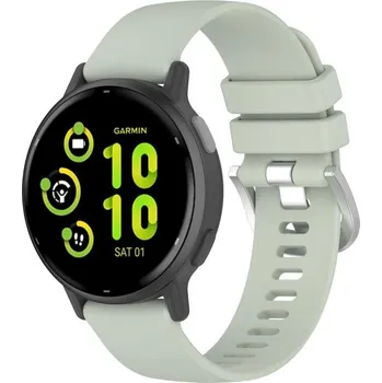Příslušenství k chytrým hodinkám VSECHNONAMOBIL 126582 SILICONE Vyměnitelný řemínek pro Garmin Venu 4 41mm světle zelený