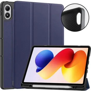 Pouzdro na tablet VSECHNONAMOBIL 126867 LEATHER Zaklápěcí kryt pro Xiaomi Redmi Pad 2 Pro modrý