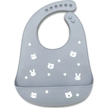 Bryndák SILIKONOVÝ DĚTSKÝ BRACLÍK S KAPSIČKOU VODĚODOLNÝ ŠEDÝ LORELLI