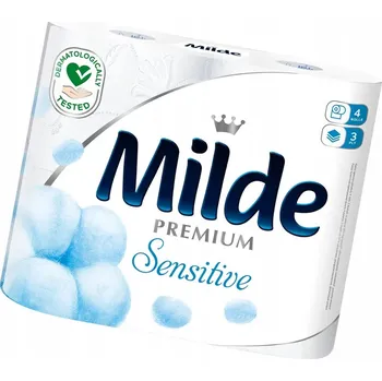 Toaletní papír Toaletní papír Milde bez vůně 3 ks