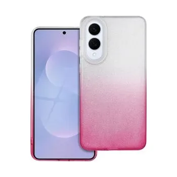 Pouzdro na mobilní telefon Kryt SHINING pro SAMSUNG S25 Edge průhledný růžový - OEM + zdarma možnost vyzkoušet a vrátit zboží do 30 dní