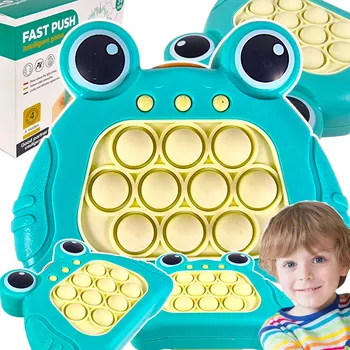 POP IT ELEKTRONICKÁ HRA POP IT – ANTISTRESOVÁ HRAČKA ŽABKA – KONZOLE