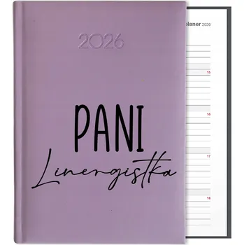 Kalendář Knižní kalendář 2026 A5 FunnyCase fialový