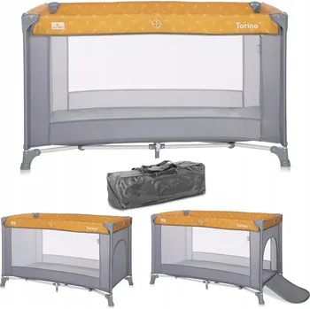 Dětská postýlka Skládací cestovní postýlka s matrací a taškou Lorelli Torino Curry