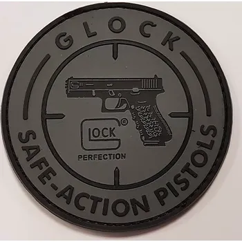 Nášivka 3D kulatá nášivka Glock, A.C.M.