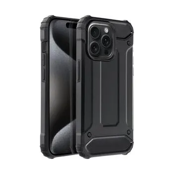 Pouzdro na mobilní telefon Extra odolný kryt Armor pro IPHONE 15 Pro černý - OEM + zdarma možnost vyzkoušet a vrátit zboží do 30 dní
