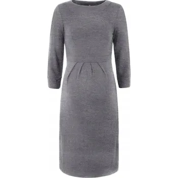 Dámské šaty BELLYBUTTON MATERNITY těhotenské šaty midi s dlouhým rukávem černé barvy, velikost XL