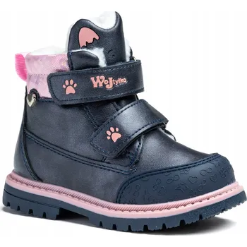 Dívčí zimní obuv Zimní zateplené boty pro děti Wojtyłko 24090 velikost 24