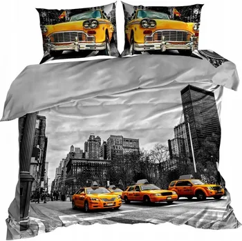 Povlečení Povlečení Bavlna Satén 140x200 cm TAXI