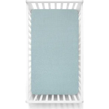 Prostěradlo PROSTĚRADLO 76x43 cm do přistýlky LIONELO Aurora VAFLE BAVLNA PREMIUM