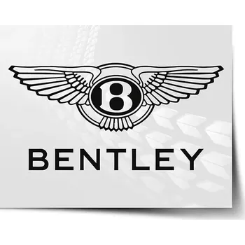 Plakát Sablio Plakát Bentley na bílé - 60x40 cm
