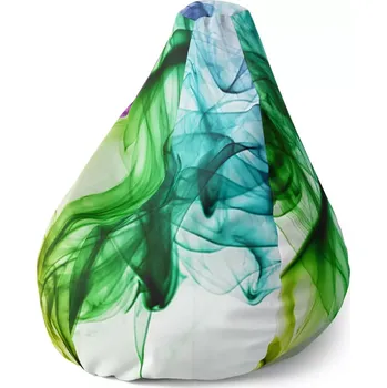 Sedací pytel Sablio Sedací vak Pear Barevný efekt - 140 x 100 x 25 cm