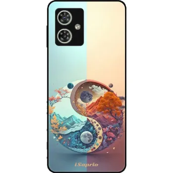 Pouzdro na mobilní telefon Lesklý kryt iSaprio pro Motorola Moto G54 5G - Jin Jang (Lesklý obal, elegantní kryt a pouzdro iSaprio Exclusive na mobil Motorola Moto G54 5G - Jin Jang - luxusní vzhled, pružné boky z TPU, kompletní ochrana hran a fotoaparátu, česká výroba)