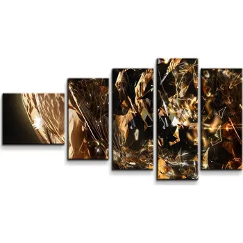 Obraz Sablio Obraz - 5-dílný Dravec - 100x60 cm