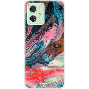 Pouzdro na mobilní telefon Silikonový obal iSaprio - Motorola Moto G54 5G - Abstract Paint 01 (Silikonový obal, kryt a pouzdro iSaprio - Motorola Moto G54 5G - Abstract Paint 01 - stylová ochrana telefonu, pružný TPU materiál, odolný UV potisk, česká výroba)