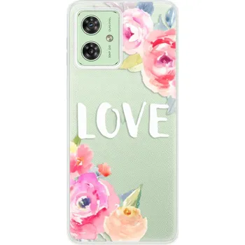 Pouzdro na mobilní telefon Silikonový obal iSaprio - Motorola Moto G54 5G - Love (Silikonový obal, kryt a pouzdro iSaprio - Motorola Moto G54 5G - Love - stylová ochrana telefonu, pružný TPU materiál, odolný UV potisk, česká výroba)