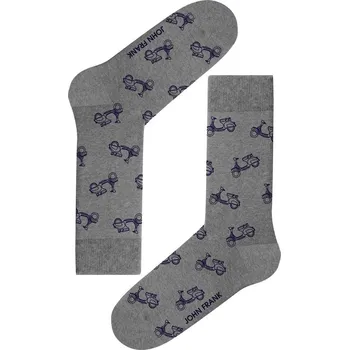 Sada pánského spodního prádla Pánské ponožky John Frank JFLSEF14 uni Šedá