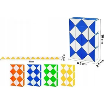 ostatní stavebnice Magická skládačka had 24 stavebnice MIX Kolektivní práce