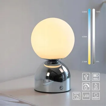 Lampička Paul Neuhaus Stolní lampa RUDI 19218-17 Bílá